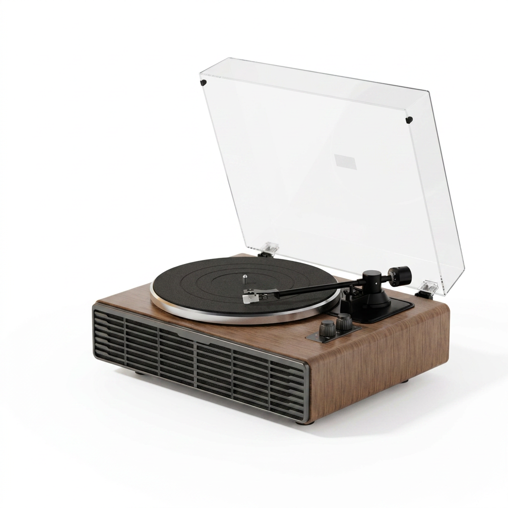 Platine vinyle Riva à entraînement par courroie, Bluetooth