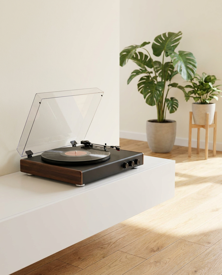 Platine vinyle Solano USB et Bluetooth, compatible 7/10/12 pouces