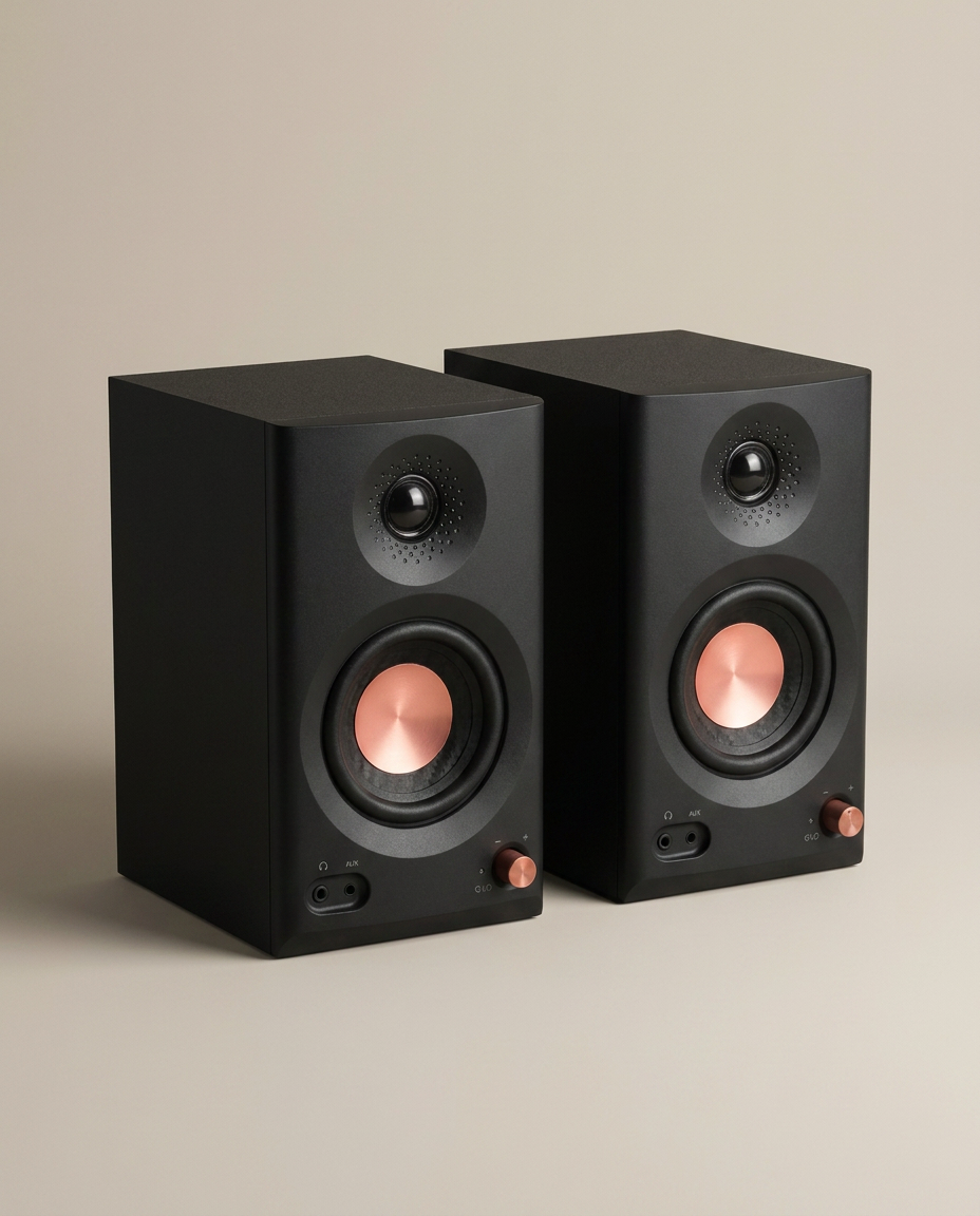 Enceintes de studio MR3 pour tourne-disque, Bluetooth 5.4