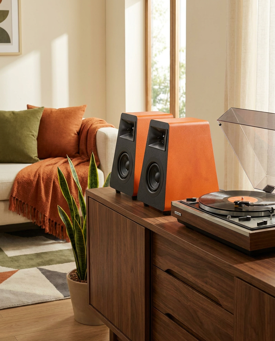 Enceintes S30 100W Bluetooth 5.3 en bois