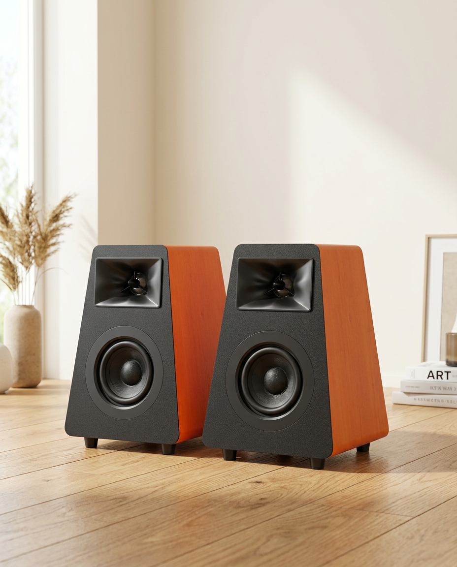 Enceintes S30 100W Bluetooth 5.3 en bois