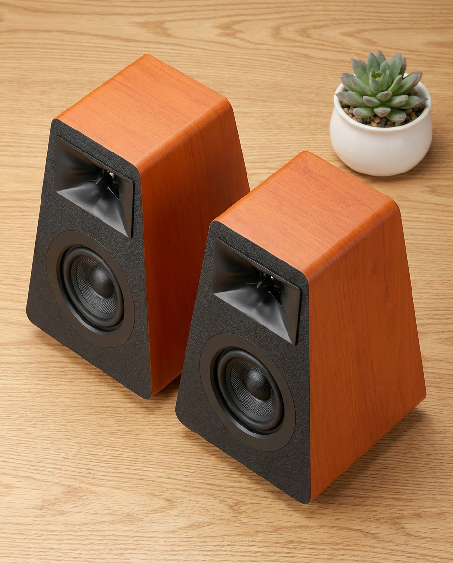 Enceintes S30 100W Bluetooth 5.3 en bois