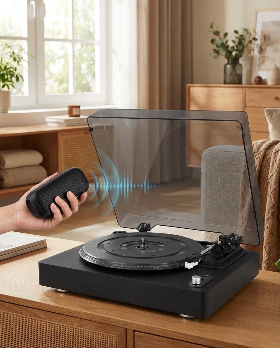 Diffusion Bluetooth vers une enceinte sans fil
